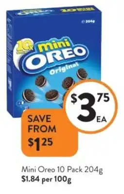 Foodworks Mini Oreo offer