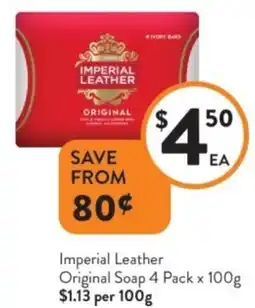 Foodworks Imperial Leather Original Soap offer