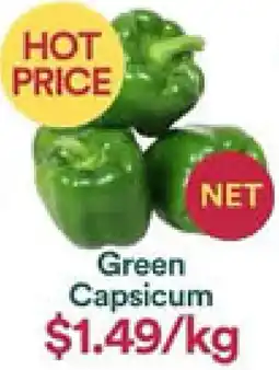 WHOLEFARMS Green capsicum offer