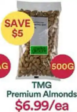 Tmg premium almonds