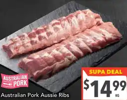 Supa Valu Australian Pork Aussie Ribs offer