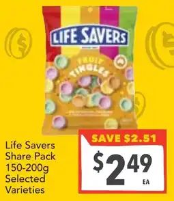 Supa Valu Life Savers Share Pack offer