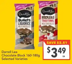 Supa Valu Darrell Lea Chocolate Block offer