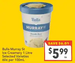 Supa Valu Bulla Murray St Ice Creamery offer