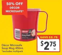 Supa Valu Décor Microsafe Soup Mug offer