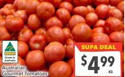 Supa Valu Australian Gourmet Tomatoes offer