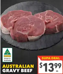 Supa Valu Australian gravy beef offer