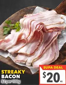 Supa Valu Streaky bacon offer