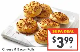 Supa Valu Cheese & bacon rolls offer