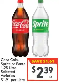 Supa Valu Coca-Cola, Sprite or Fanta offer
