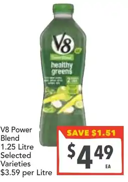 Supa Valu V8 Power Blend offer