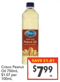 Supa Valu Crisco Peanut Oil offer