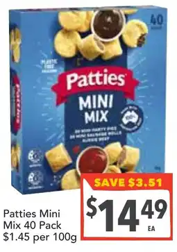 Supa Valu Patties Mini Mix offer