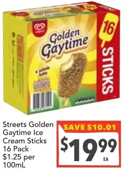 Supa Valu Streets Golden Gaytime Ice Cream Sticks offer