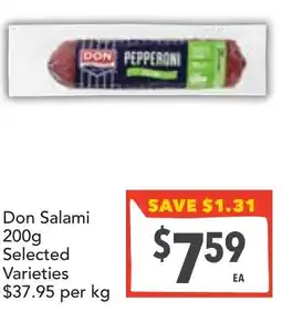 Supa Valu Don Salami offer