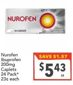 Supa Valu Nurofen Ibuprofen Caplets offer