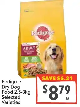 Supa Valu Pedigree Dry Dog Food offer