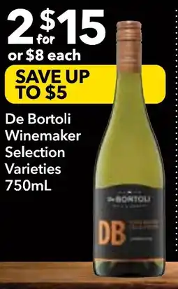 Supa Valu De Bortoli Winemaker offer