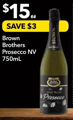 Supa Valu Brown Brothers Prosecco NV offer