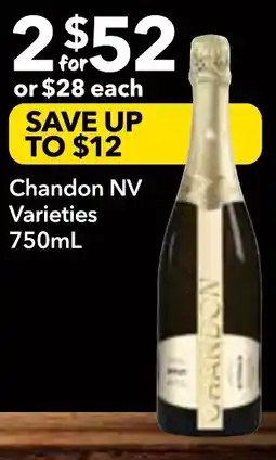 Supa Valu Chandon NV Varieties offer