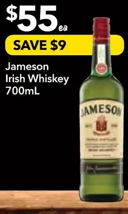 Supa Valu Jameson Irish Whiskey offer