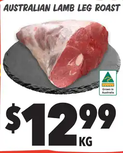 Supa Valu Australian lamb leg roast offer