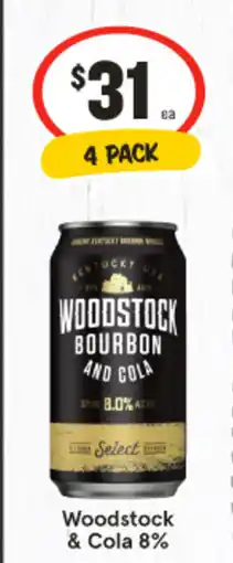IGA Liquor Woodstock & Cola 8% offer