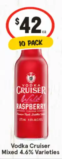 IGA Liquor Vodka Cruiser Mixed 4.6% Varieties offer