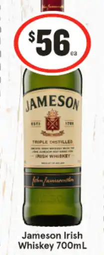 IGA Liquor Jameson Irish Whiskey offer