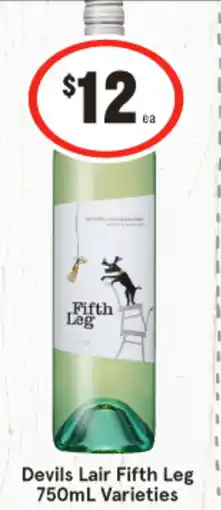 IGA Liquor Devils Lair Fifth Leg Varieties offer