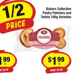 CORNETTS Bakers Collection Pastry Palmiers and Twists Varieties offer