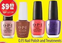 Healthy World Pharmacy O.P.I Nail Polish and Treatments offer