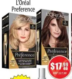 Healthy World Pharmacy L'Oréal Preference offer