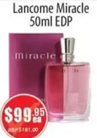 Healthy World Pharmacy Lancome Miracle EDP offer