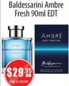 Healthy World Pharmacy Baldessarini Ambre Fresh EDT offer