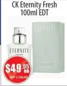 Healthy World Pharmacy CK Eternity Fresh EDT offer