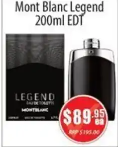 Healthy World Pharmacy Mont Blanc Legend EDT offer