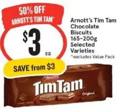 IGA Xpress Arnott's Tim Tam Chocolate Biscuits offer