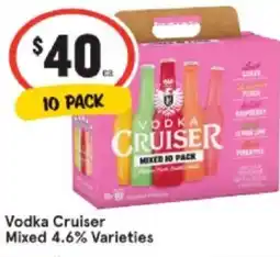 IGA Xpress Vodka Cruiser Mixed 4.6% Varieties offer