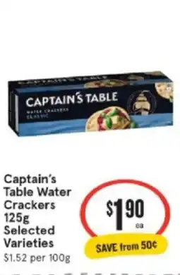 IGA Xpress Captain's Table Water Crackers offer