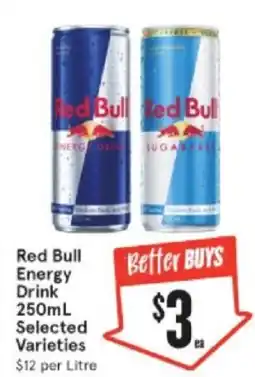 IGA Xpress Red Bull Energy Drink offer