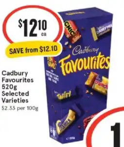IGA Xpress Cadbury Favourites offer