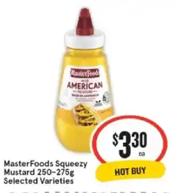 IGA Xpress MasterFoods Squeezy Mustard offer
