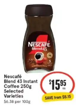 IGA Xpress Nescafé Blend 43 Instant Coffee offer
