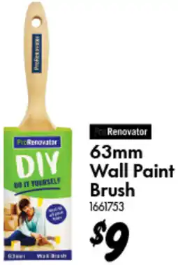 Bunnings 63mm Wall Paint Brush offer