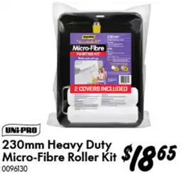 Bunnings 230mm Heavy Duty Micro-Fibre Roller Kit offer
