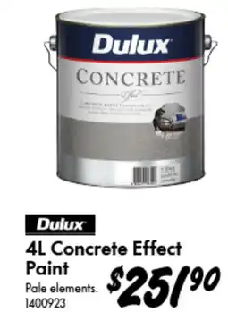 Bunnings Concrete Effect Paint offer