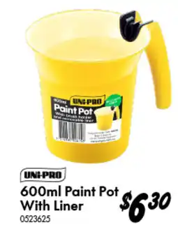 Bunnings UN-PRO Paint Pot With Liner offer