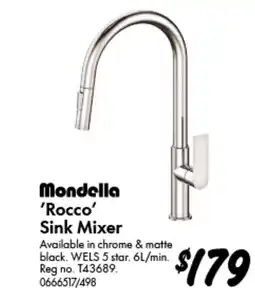 Bunnings Mondella Rocco Sink Mixer offer