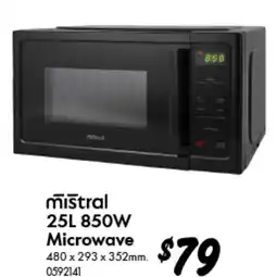 Bunnings Mistral Microwave offer